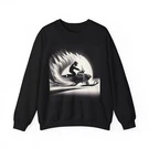 Adult Crewneck Sweatshirt Art Deco Snowmobile Mountain Ski Aspen Vintage Style. Fixed Price $43.50.