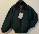 New Tri-mountain 8200 Expedition Nylon Jacket Fleece-lined Green Nwt Orig $129. Fixed Price $75.00.