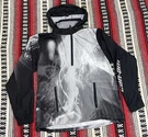 Can Am Brp Windbreaker Jacket Mens Size Hooded 1/4 Zip Coat Gray. Fixed Price $36.75.