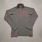 Klim Equinox Pullover Women Small Grey Pink 1/4 Zip Sweater Jacket Fleece Snow. Fixed Price $29.95.