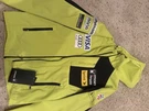 Spyder Us Ski Team Men's Yellow/black Softshell Jacket Hooded Waterproof. Fixed Price $200.00.