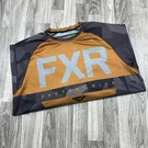 Fxr Factory Ride Graphic Print Black/brown Motocross Fishing Shirt Men's Size Xl. Fixed Price $37.00.