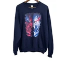 Arctic Wolf Light Dark Good Bad Moon Crew Neck Pullover Sweatshirt Men Xl. Fixed Price $21.50.