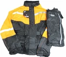 Fly Racing 2-PIECE Rain Suit Black/orange 3XL 478-80163X. Fixed Price $39.99.