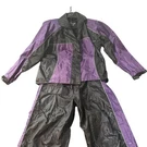 Xelement Advanced Motorcycle Gear Rain Suit Purple Black Jacket Pants Set Xl. Fixed Price $34.99.