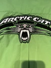 Arctic Cat Snowmobile Team Racing Shirt W/ Logos Growling Head Short Sl. Men Lg.. Fixed Price $29.99.