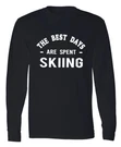 Skiing Long Sleeve T-shirt Skis Winter Sport Snow Skier Mens Tee. Fixed Price $17.99.