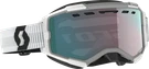 Scott Usa 278605-0002351 Fury Snow Goggles White Enhancer Aqua Chrome. Fixed Price $78.00.