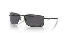 Oakley Sunglasses Square Wire OO4075-04 Carbon Color Frame W/ Grey Polarized. Fixed Price $159.99.