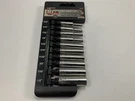 Performance Tool W36300 1/4" 10 Pc Sae Deep Socket Set. Fixed Price $16.16.