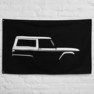 1966 Bronco Silhouette Vintage Truck Garage Office Man Cave Banner 34.5" X 56". Fixed Price $39.95.