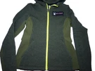 Spyder Us Ski Team Full Zip Green Hoodie Heavy Fleece Lined Women Sz. Fixed Price $51.60.