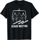 Snowboard Meeting Lift Skier Winter Sports T-shirt. Fixed Price $17.99.
