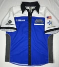 Yamaha Racing Button Shirt Mens L 2007 Technician Grand Prix Usa. Fixed Price $35.00.