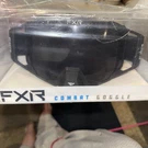 Fxr Combat Snowmobile Goggle Vented Anti Fog Scratch Dual Pane Lens Black/white. Fixed Price $94.99.