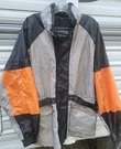 Xelement Men's Motorcycle Riding Rain Suit Gear Size Gray Black Orange. Fixed Price $29.99.