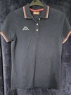 Kappa Polo Shirt Black Uk Xl Slim Fit Cotton Short Sleeve Ladies. Fixed Price $17.48.
