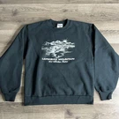 Vtg Polaris Snowmobile Sweatshirt Mens Small Lionhead Mountain West Yellowstone. Fixed Price $39.95.