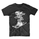 Men's Skiing Skeleton Skier Cool T-shirt. Fixed Price $24.99.