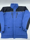 Men's Onyx Outdoor Jacket Blue/black Rain Windbreaker Gear Hooded Size Large Euc. Fixed Price $10.15.