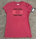 Polaris Women's Burgundy Crew Neck Short Sleeve Logo Graphic T-shirt Size. Fixed Price $12.00.