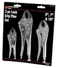 Performancetool W1107DB 3PC Lock Grip Pliers Set. Fixed Price $36.21.