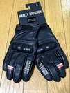 Harley-davidson Leather Gloves With Pads Black Size Genuine New Unused. Fixed Price $255.98.