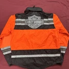 New Genuine Harley Davidson 98155-21VM Sm Men's Hi-vis Rainwear Suit Reflective. Fixed Price $150.00.