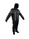 Milwaukee Riders Men's Black Textile Hooded Two-piece Motorcycle Rain Suit. Fixed Price $119.99.