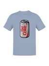 Stylish Soda Can Print Art Men's T-shirt. Fixed Price $10.99.