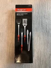 Snap-on Tools Instinct Handle Inspired Bbq Grill Set Stainless 4 Piece New. Fixed Price $49.50.
