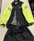 Tourmaster Mens 2PCS Shield Rain Suit Jacket & Pants Yellow/black -size: Medium. Fixed Price $45.77.
