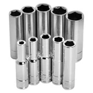 Performance Tool 1/4" Drive 6-POINT Metric Deep Socket Set 10 Pieces. Fixed Price $22.70.