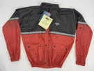 Mens Nelson Rigg CA-250 Zip Up Hooded Rain Jacket Red Black Small Waterproof Nwt. Fixed Price $33.60.