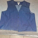 Unworn Classic Old West Denim Concealed Carry Vest Men's 3 Xl Usa Made Exccond. Fixed Price $24.87.
