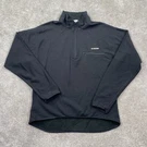 Polaris Activewear 1/4 Zip Up Pullover Sweatshirt Unisex Adult Size Black T-ne. Fixed Price $17.95.