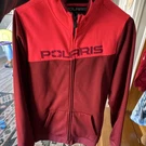 Polaris Womans Red Full Zip Hoodie With Pockets Xl Long Sleeve Sweatshirt. Fixed Price $20.00.