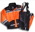 Harley Davidson Mens Hi-vis Rain Suit Set Jacket Pants Hood 3M 98155-21VM Sm. Fixed Price $129.94.