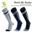Qunature Wool Ski Socks Winter Thermal Knee-high Warm Thick Snowboarding. Fixed Price $25.99.
