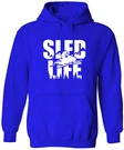 Sled Life Men Hoodie Pullover Sweater Snowmobiling Winter Sports Snowmobile Ride. Fixed Price $32.52.