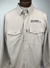 Klim X Polaris Basecamp L/s Shirt Khaki Button Front Embroidered Mens Vgc!. Fixed Price $29.99.