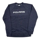 Polaris Men's Crew Sweatshirt Soft Comfortable Form Fitting Material Blend Navy. Fixed Price $49.99.