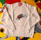 Supreme Snowmobile Sweater White FW24 Winter Ski Knitwear Mountain. Fixed Price $335.35.