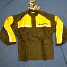 Suzuki Rain Jacket Yellow Size 2XL 3XL Biker's Choice Intersport Fashions. Fixed Price $69.95.