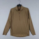 Halys Pcu Level Long Sleeve Shirt Mens Large Brown Military 1/4 Zip Base Layer. Fixed Price $16.00.