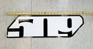 509 Large Slash Logo Sticker / Decal Garage -toolbox 24 Inches New. Fixed Price $24.95.