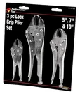 Performancetool W1107DB 3PC Lock Grip Pliers Set. Fixed Price $32.73.