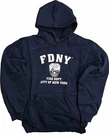 Navy Blue Fdny Mens Hoodie Sweatshirt Dept Fireman Gift. Fixed Price $38.87.