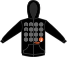 Woodys Woody's Mens Zip Up Hoodie Black Medium 302-HS-STANDOUT-2. Fixed Price $56.26.