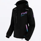 Fxr Women's Renegade Snowmobile Jacket Black/sky Blue-e Pink Fade Size 6. Fixed Price $322.49.